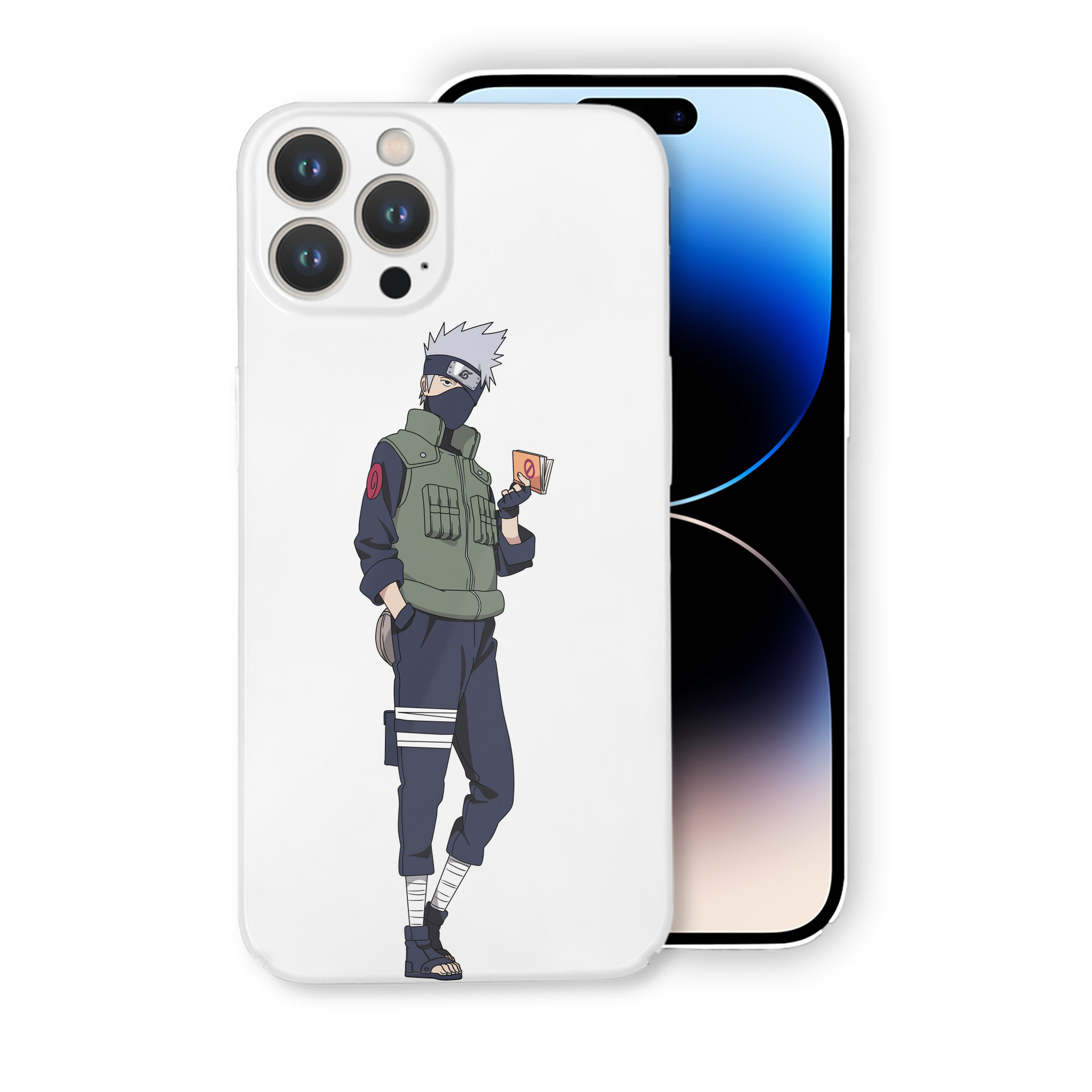 （画像用） NARUTO -ナルト- はたけ カカシ Hatake Kakashi 【iPhone 14シリーズ対応】ハードケース